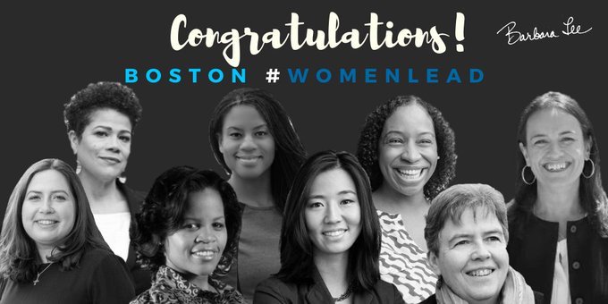 women lead in boston